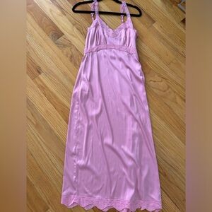Loveshackfancy Pink Slip Dress